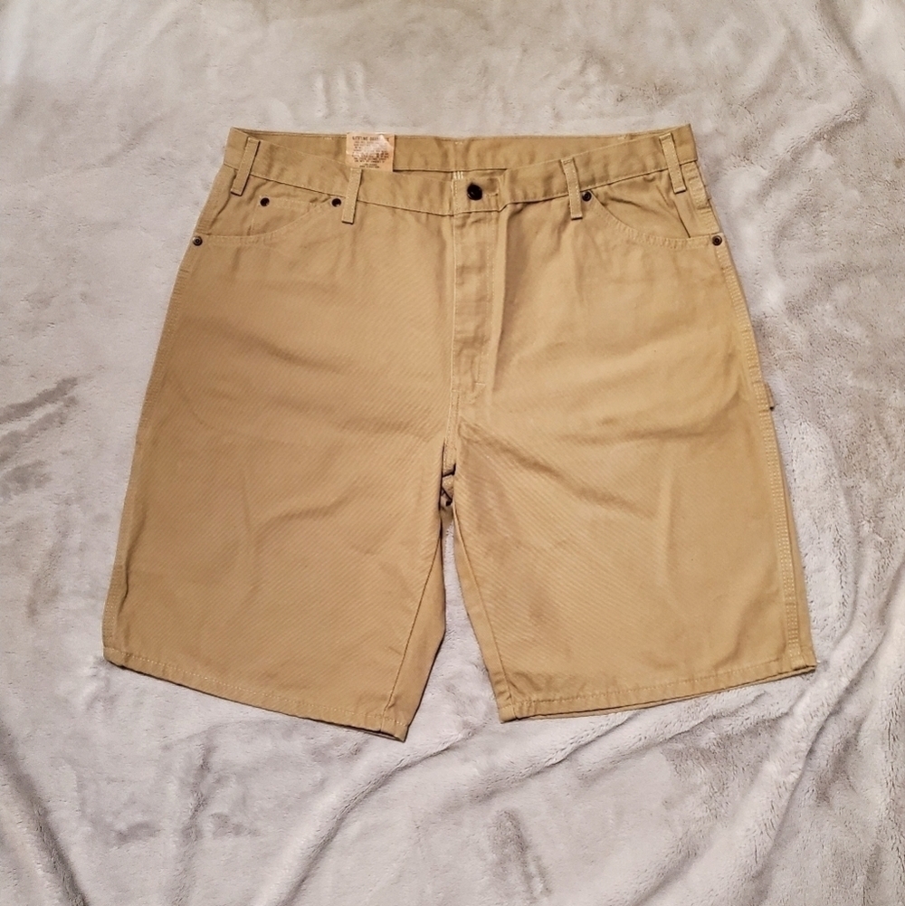Dickies Tan Carpenter Shorts Relaxed Fit Size 40 NWT